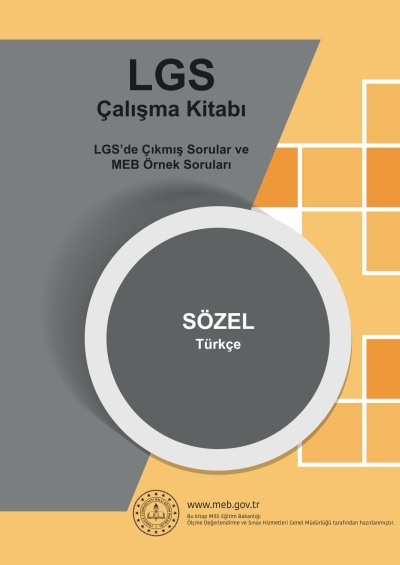 LGS Çalışma Kitabı SÖZEL (Türkçe) SegaCopy Fotokopi Merkezi
