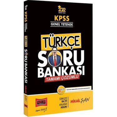 KPSS Genel Yetenek Tamamı Çözümlü Türkçe Soru Bankası