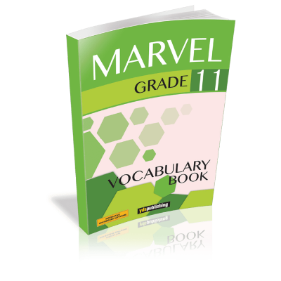Vocabulary Book - Marvel Grade 11 SegaCopy Fotokopi Merkezi