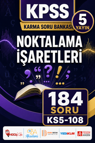 Noktalama İşaretleri 5 Yayın 184 Soru SegaCopy Fotokopi Merkezi