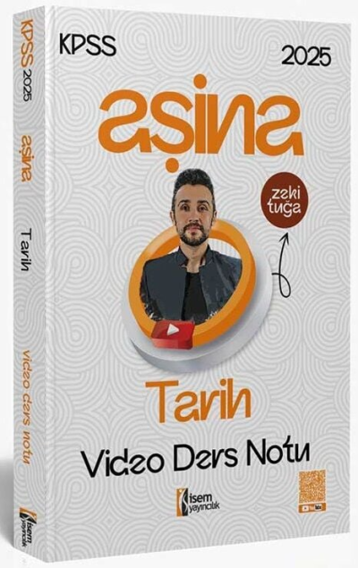 2025 KPSS Tarih Aşina Video Ders Notu İsem Yayınları