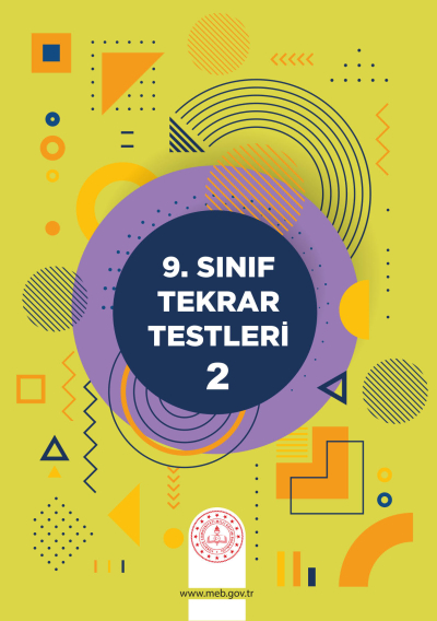 9. Sınıf Tekrar Testleri 2 SegaCopy Fotokopi Merkezi