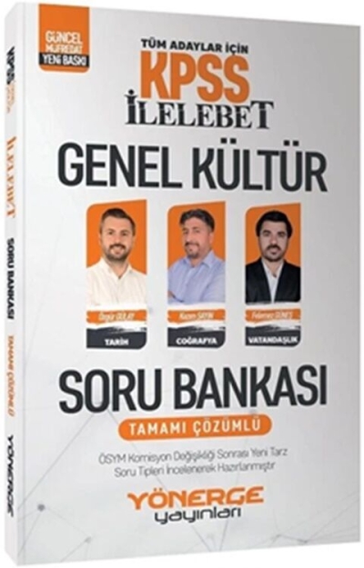 KPSS İlelebet Genel Kültür Soru Bankası Çözümlü Yönerge Yayınları (Tarih Coğrafya Vatandaşlık) SegaCopy Fotokopi Merkezi