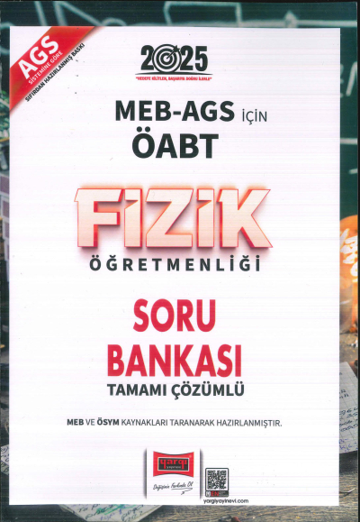 2025 MEB AGS ÖABT Fizik Öğretmenliği Soru Bankası Yargı Yayınları SegaCopy Fotokopi Merkezi