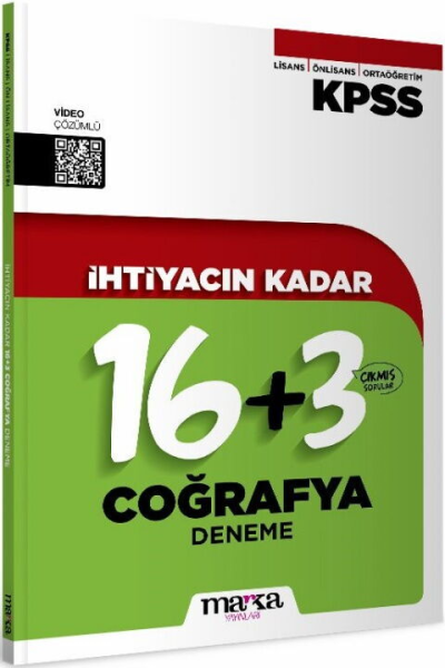 2026 KPSS İhtiyacın Kadar Coğrafya 19 Deneme Marka Yayınları SegaCopy Fotokopi Merkezi