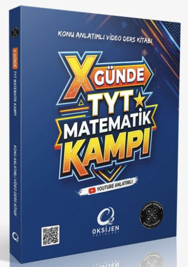TYT X Günde Matematik Kampı Konu Anlatımlı Video Ders Kitabı Oksijen Yayınları SegaCopy Fotokopi Merkezi