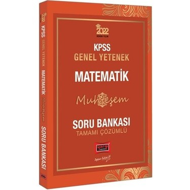2022 KPSS Genel Yetenek Genel Kültür MUHTEŞEM MATEMATİK Soru Bankası  SegaCopy Fotokopi Merkezi