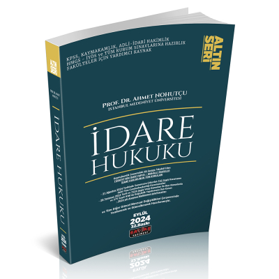 Savaş Yayınevi İdare Hukuku Konu Anlatımı Ahmet Nohutçu Eylül 2024 SegaCopy Fotokopi Merkezi