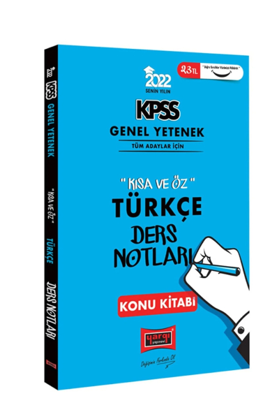 KPSS Türkçe Kısa ve Öz Ders Notları Konu Kitabı SegaCopy Fotokopi Merkezi