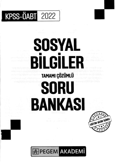 SOSYAL BİLGİLER TAMAMI ÇÖZÜMLÜ SORU BANKASI SegaCopy Fotokopi Merkezi