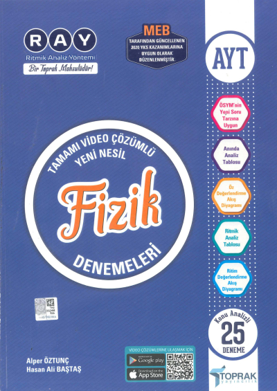 AYT Fizik RAY 25 li Denemeleri SegaCopy Fotokopi Merkezi