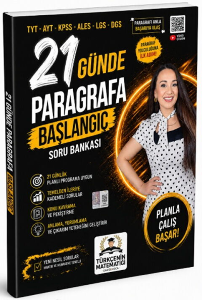 Türkçenin Matematiği 21 Günde Paragrafa Başlangıç Soru Bankası SegaCopy Fotokopi Merkezi