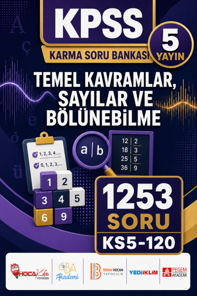 Temel Kavramlar, Sayılar ve Bölünebilme 5 Yayın 1253 Soru