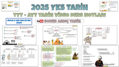 2025 SONER ARDIÇ TYT AYT TARİH NOTLARI SegaCopy Fotokopi Merkezi