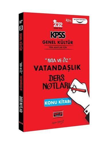 KPSS Genel Kültür Kısa ve Öz Vatandaşlık Ders Notları Konu Kitabı SegaCopy Fotokopi Merkezi