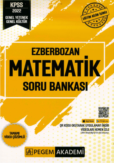 EZBERBOZAN MATEMATİK ÇÖZÜMLÜ SORU BANKASI SegaCopy Fotokopi Merkezi