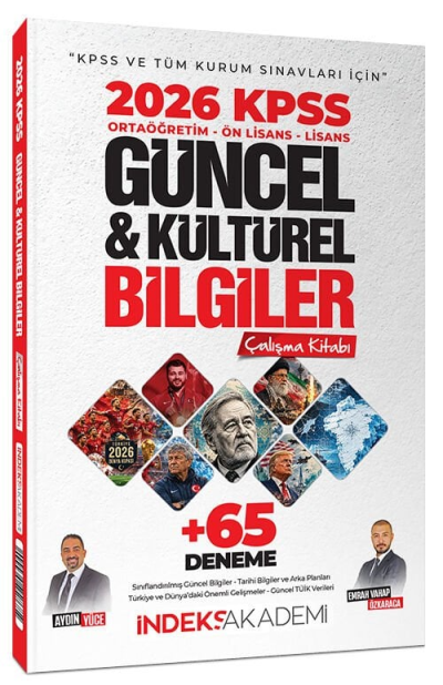 2026 KPSS Güncel ve Kültürel Bilgiler Çalışma Kitabı 65 Deneme İlaveli İndeks Akademi Yayıncılık SegaCopy Fotokopi Merkezi