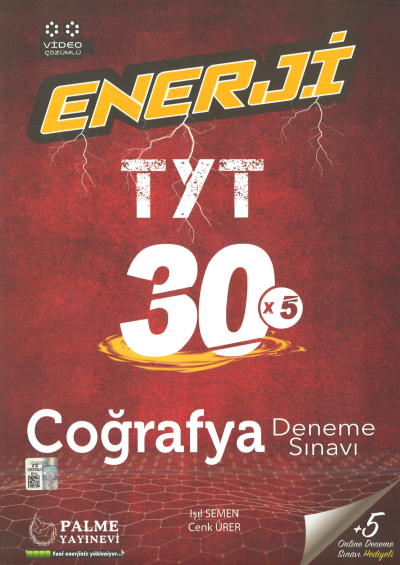 TYT Coğrafya Enerji 30 x5 Deneme Sınavı SegaCopy Fotokopi Merkezi