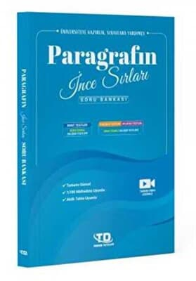 Paragrafın İnce Sırları Soru Bankası SegaCopy Fotokopi Merkezi