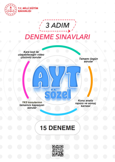 3 Adım Deneme Sınavları AYT Sözel 15 Deneme SegaCopy Fotokopi Merkezi