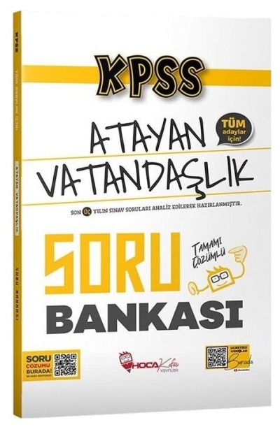 KPSS Vatandaşlık Atayan Soru Bankası Hoca Kafası SegaCopy Fotokopi Merkezi