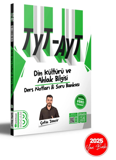 2025 TYT-AYT Din Kültürü ve Ahlak Bilgisi Ders Notları ve Tamamı Video Çözümlü Soru Bankası SegaCopy Fotokopi Merkezi