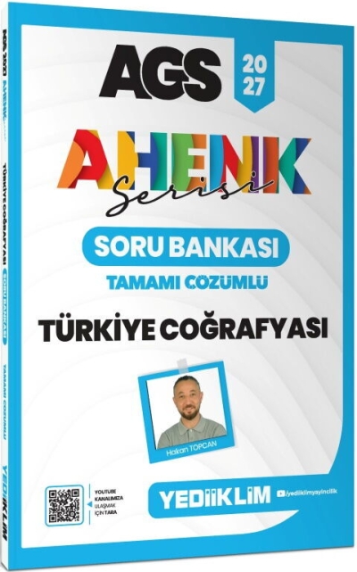 MEB AGS Ahenk Serisi Türkiye Coğrafyası Tamamı Çözümlü Soru Bankası Yediiklim Yayınları SegaCopy Fotokopi Merkezi