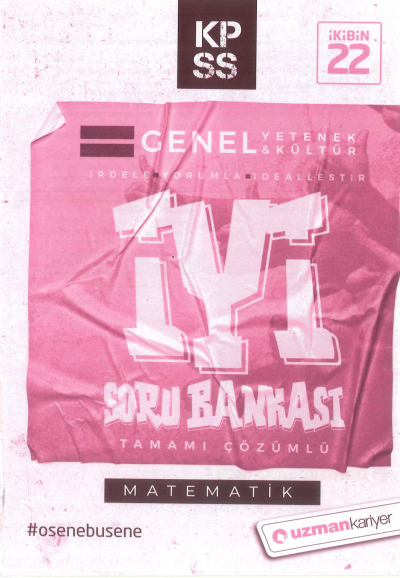 GY GK MATEMATİK İYİ ÇÖZÜMLÜ SORU BANKASI SegaCopy Fotokopi Merkezi