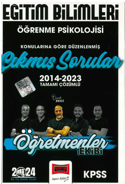 ÖĞRENME PSİKOLOJİSİ 2014-2023 TAMAMI ÇÖZÜMLÜ ÇIKMIŞ SORULAR (ÖĞRETMENLER EKİBİ) SegaCopy Fotokopi Merkezi