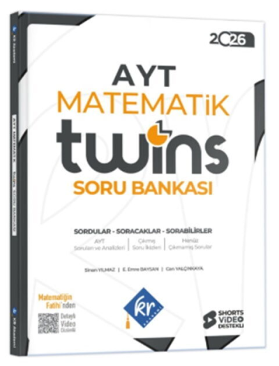 2026 AYT Twins Matematik Soru Bankası KR Akademi SegaCopy Fotokopi Merkezi