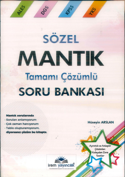 SÖZEL MANTIK TAMAMI ÇÖZÜMLÜ SORU BANKASI SegaCopy Fotokopi Merkezi