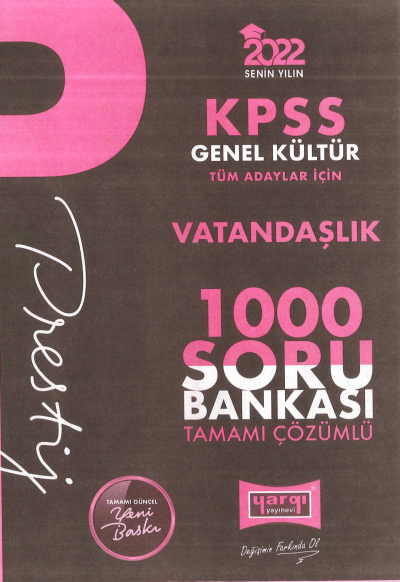 PRESTİJ VATANDAŞLIK TAMAMI ÇÖZÜMLÜ SORU BANKASI SegaCopy Fotokopi Merkezi