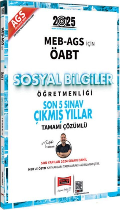 2025 MEB-AGS ÖABT Sosyal Bilgiler Öğretmenliği Son 5 Sınav Çıkmış Yıllar Yargı Yayınları SegaCopy Fotokopi Merkezi