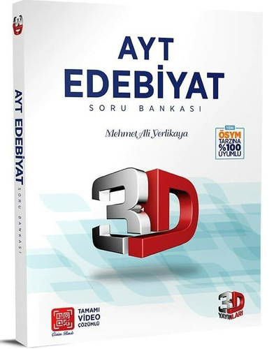 AYT Edebiyat 3D Tamamı Video Çözümlü Soru Bankası SegaCopy Fotokopi Merkezi