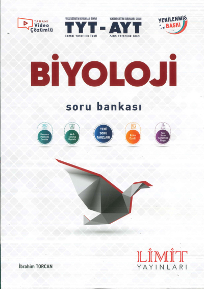 TYT AYT Biyoloji Soru Bankası Limit Yayınları SegaCopy Fotokopi Merkezi