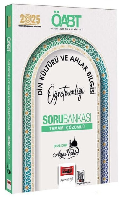 2025 ÖABT Din Kültürü ve Ahlak Bilgisi Öğretmenliği Tamamı Çözümlü Soru Bankası (Asya Tekin) Yargı Yayınları SegaCopy Fotokopi Merkezi