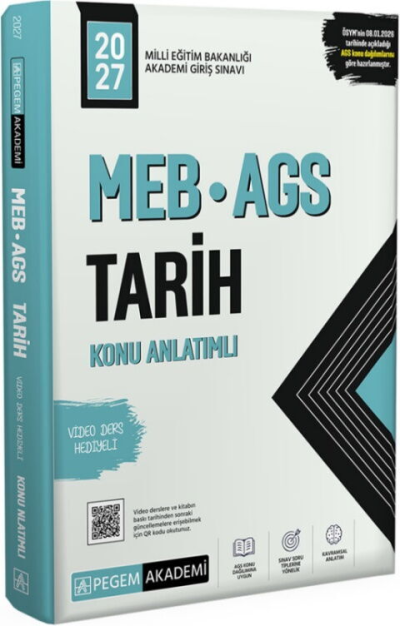 2027 MEB AGS Tarih Konu Anlatımlı Pegem Yayınları SegaCopy Fotokopi Merkezi