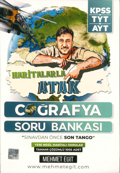 Haritalarla Atak Coğrafya Soru Bankası SegaCopy Fotokopi Merkezi