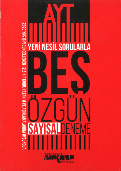 AYT Yeni Nesil Sorularla Sayısal 5 Özgün Deneme SegaCopy Fotokopi Merkezi