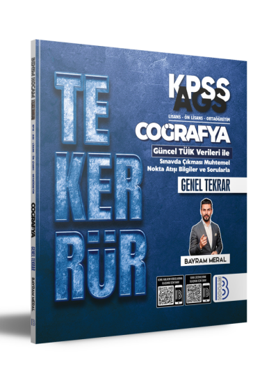 2026 KPSS Coğrafya Tekerrür Genel Tekrar Benim Hocam SegaCopy Fotokopi Merkezi