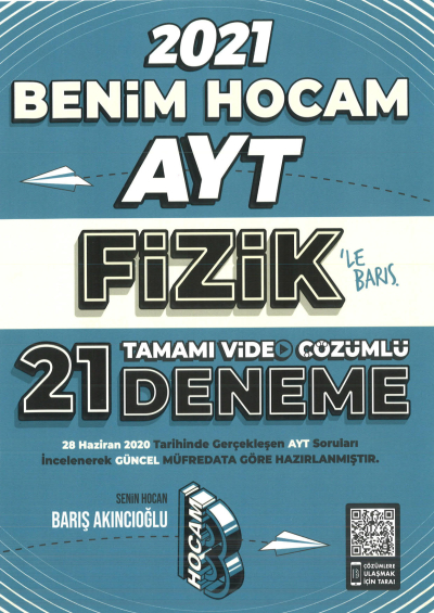 2021 AYT Fizik Tamamı Video Çözümlü 21 Deneme Sınavı SegaCopy Fotokopi Merkezi