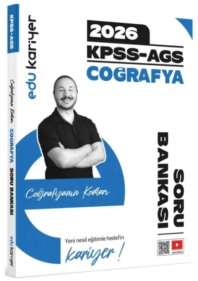 Coğrafyanın Kodları 2026 KPSS-AGS Coğrafya Video Çözümlü Soru Bankası Edu Kariyer SegaCopy Fotokopi Merkezi