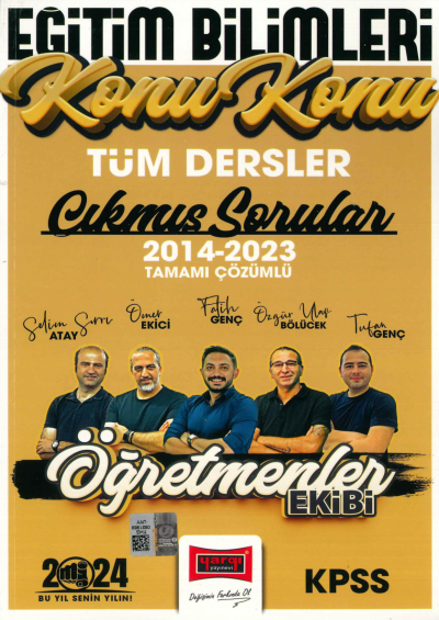 KONU KONU ÇIKMIŞ SORULAR 2014-2023 TAMAMI ÇÖZÜMLÜ ÖĞRETMENLER EKİBİ SegaCopy Fotokopi Merkezi