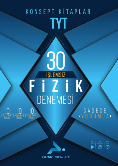 TYT İşlemsiz Fizik 30 Deneme Paraf Yayınları