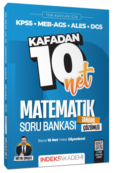 Matematik Kafadan 10 Net Soru Bankası Çözümlü İndeks Akademi SegaCopy Fotokopi Merkezi