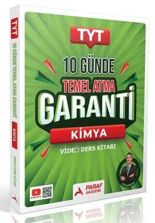 TYT Kimya 10 Günde Temel Atma Garanti Video Ders Kitabı Paraf Akademi Yayınları SegaCopy Fotokopi Merkezi