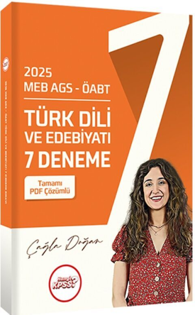 2025 MEB AGS ÖABT Türk Dili ve Edebiyatı 7 Deneme Sınavı Tamamı PDF Çözümlü Hangi Kpss SegaCopy Fotokopi Merkezi