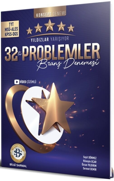 Problemler 32 li Branş Denemesi Yıldızlar Yarışıyor Bilgi Sarmal SegaCopy Fotokopi Merkezi