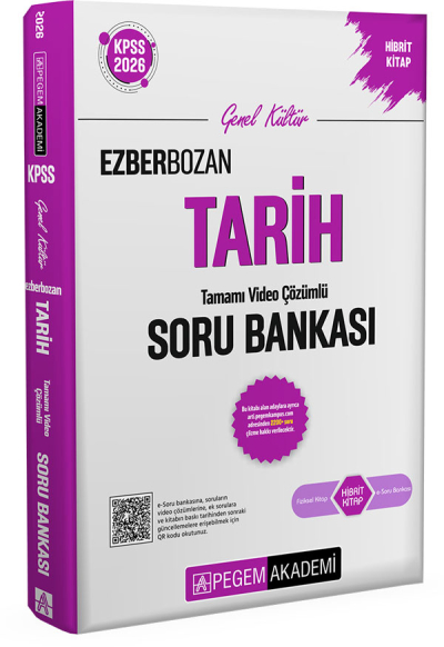 2026 KPSS Genel Yetenek Genel Kültür Ezberbozan Tarih Tamamı Video Çözümlü Soru Bankası Pegem Akademi Yayıncılık SegaCopy Fotokopi Merkezi