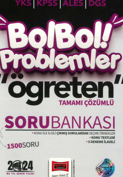 BOL BOL PROBLEMLER ÖĞRETEN TAMAMI ÇÖZÜMLÜ SORU BANKASI SegaCopy Fotokopi Merkezi